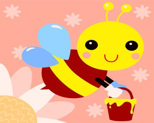 Easy-Bee-paint-by-numbers