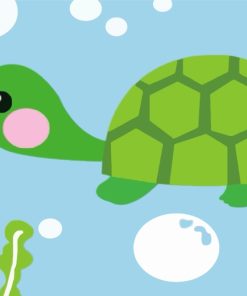 Easy Turtle Animals Paint By Numbers