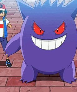 Ectoplasma Pokemon Paint By Numbers