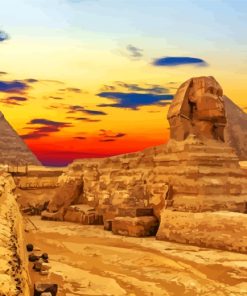 Ancient Giza Pyramids Paint By Numbers