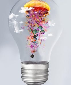 Electric Jellyfish Glow Paint By Numbers