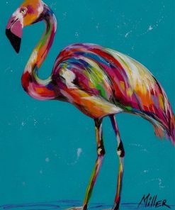 Colorful Flamingo Birds Paint By Numbers