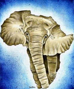 Elephants of Africa Paint By Numbers
