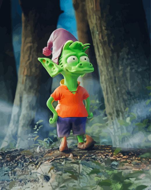 Finalizing Elfo Disenchantment Artwork