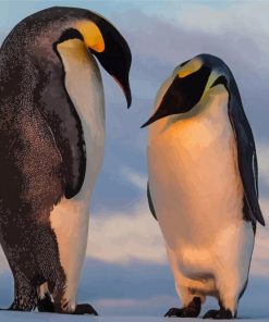 Emperor Penguin Painting Kit Paint By Numbers