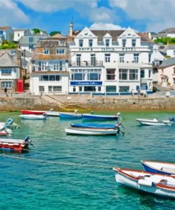 St Mawes Harbour England Paint By Numbers