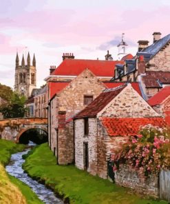 English Landscape Art Paint By Numbers