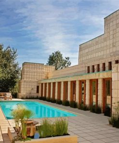 Los Angeles Ennis House Paint By Numbers
