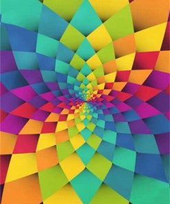 Colorful Mandala Art Paint By Numbers