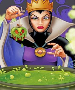 Evil Queen Disney Paint By Numbers
