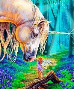 Fantasy Unicorn and Fairy Paint By Numbers