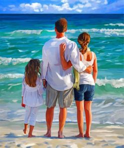 Family Beach Time Paint By Numbers