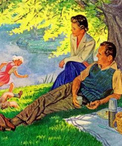 Family Picnic Fun Paint By Numbers