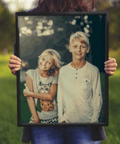 Personalized Cat Frame Paint By Numbers