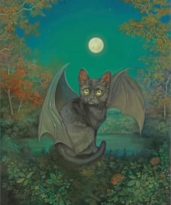 Fantasy Black Cat Paint By Numbers