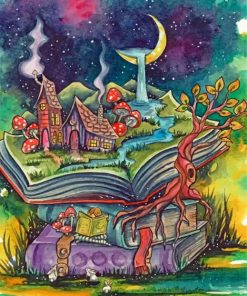 Magical Fantasy Lands Paint By Numbers