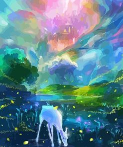 Magical Fantasy Deer Paint By Numbers