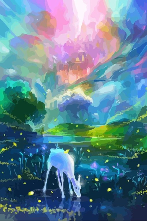 Fantasy-Deer-DIY-Animals-Paint-By-Numbers-PBN-10300