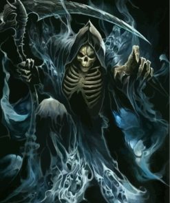 Grim Reaper Fantasy Paint By Numbers