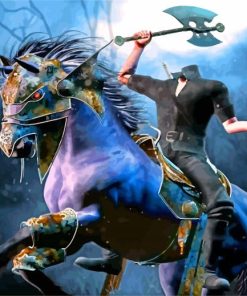 Headless Horseman Fantasy Paint By Numbers