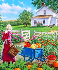 Woman Farmer by John Sloane Paint By Numbers