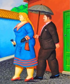 Elegant Fat Couple Paint By Numbers