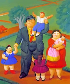 Botero Family Paint By Numbers