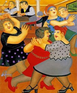 Botero Inspired Fat Ladies Paint By Numbers