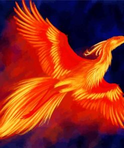 Fawkes Fantasy Bird Paint By Numbers