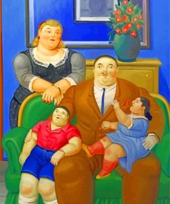 Fat Family Botero Paint By Numbers