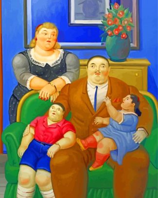 Fat Family Botero Paint By Numbers