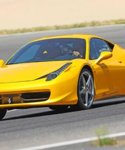 Ferrari 458 Italia Supercar Paint By Numbers
