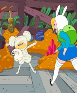 Adventure Time Fionna and Cake Paint By Numbers