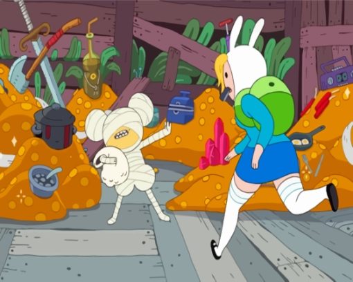 Fionna-and-Cake-Animation-paint-by-numbers