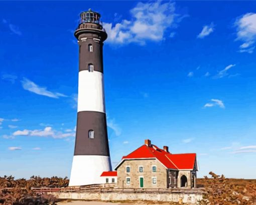 Fire-Island-new-york-lighthouse-paint-by-numbers