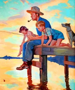 Fisherman Wonderland Paint By Numbers