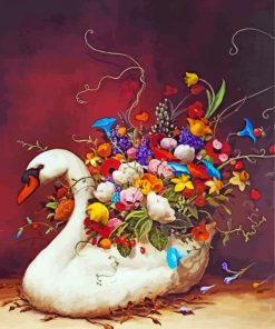Majestic Swan Bird Paint By Numbers