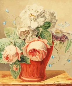 Flowers Vase Van Huysum Paint By Numbers
