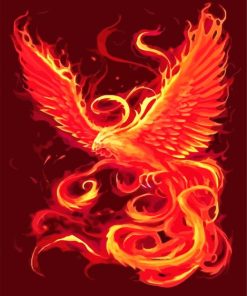 Firebird Colors Paint By Numbers