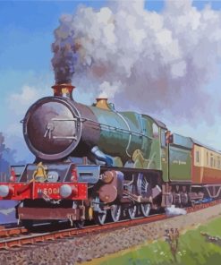 Steam Train Flying Scotsman Paint By Numbers