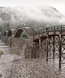 Majestic Kintaikyo Bridge Paint By Numbers
