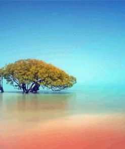 Broome Tree and Seascape Paint By Numbers