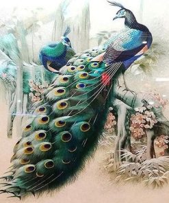 Peacock Majestic Birds Paint By Numbers