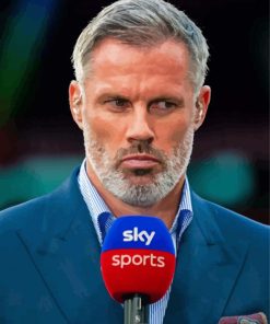Jamie Carragher Football Legend Paint By Numbers