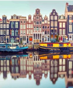 Amsterdam Reflections Paint By Numbers