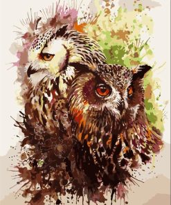 Modern Owl Birds Paint By Numbers