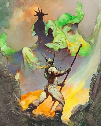 Frank Frazetta Fantasy Paint By Numbers