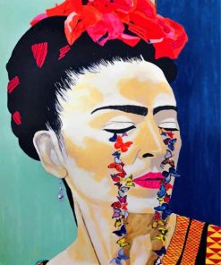 Frida Kahlo Butterfly Art Paint By Numbers
