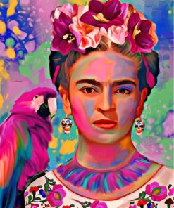 Frida Kahlo Parrot Artistry Paint By Numbers