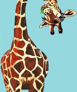 Whimsical Giraffes Paint By Numbers